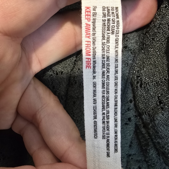 Free People Green V-Neck Fit and Flare Long Sleeve Dress - Picture 7 of 7